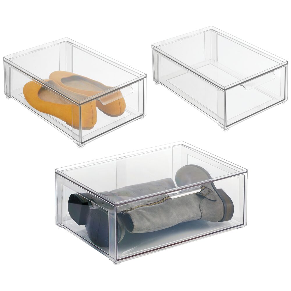 Drawer organizer box high capacity storage organizer with 3