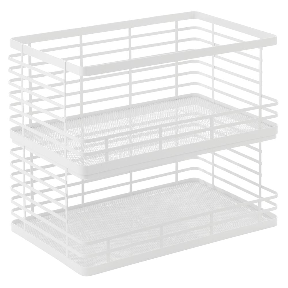 204812BC Stacking Wire Basket 20D x 48W x 12High 