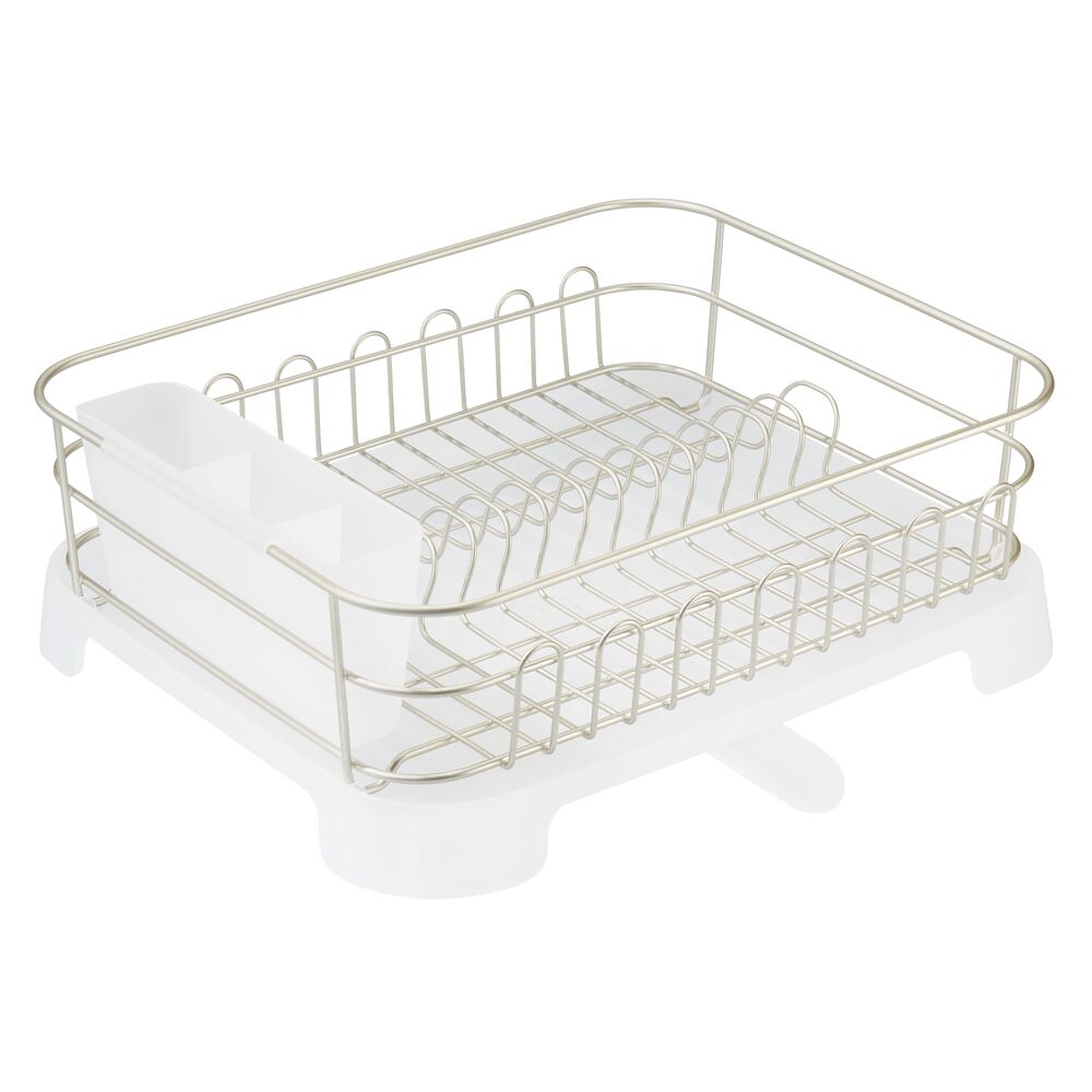 Klvied Upgraded Dish Rack with Swivel Spout, Larger Dish Drying Rack with  Drainboard, Dish Drainers for Kitchen Counter, Dish Strainer with Removable