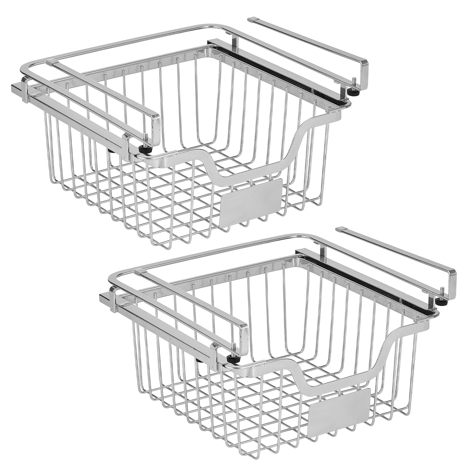 InterDesign Under Shelf Wire Basket, Chrome