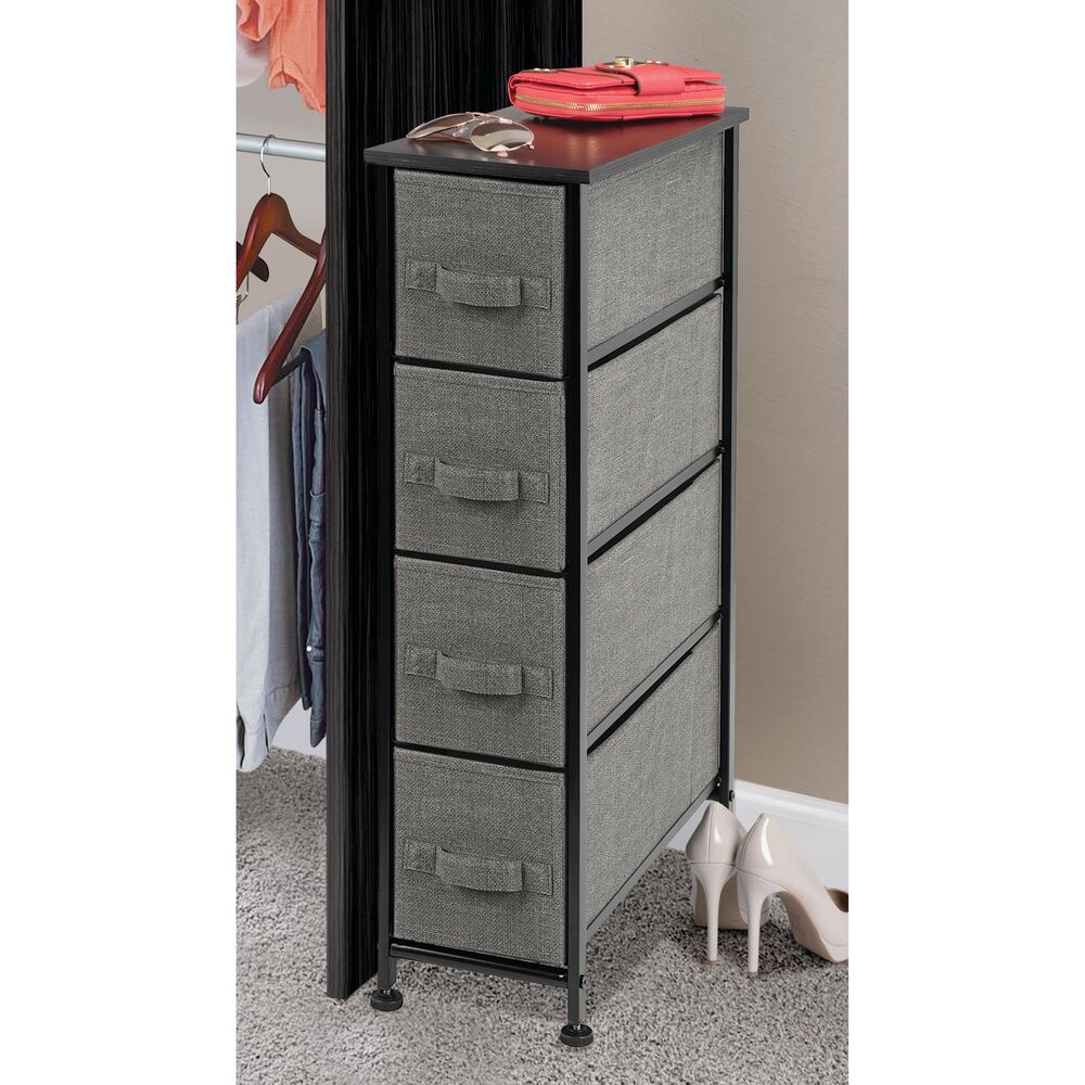  mDesign Soft Fabric Dresser Drawer and Closet Storage
