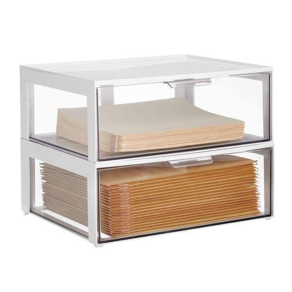 Stackable Office Storage Drawer 12 x 16 x 6