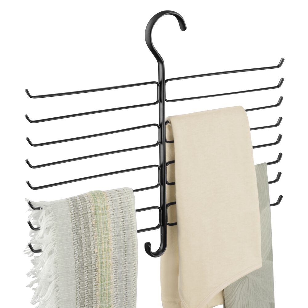 16-Section Hanging Accessory and Scarf Organizer