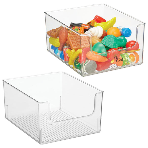 Front Dip Bin with Labels 12 x 10 x 6
