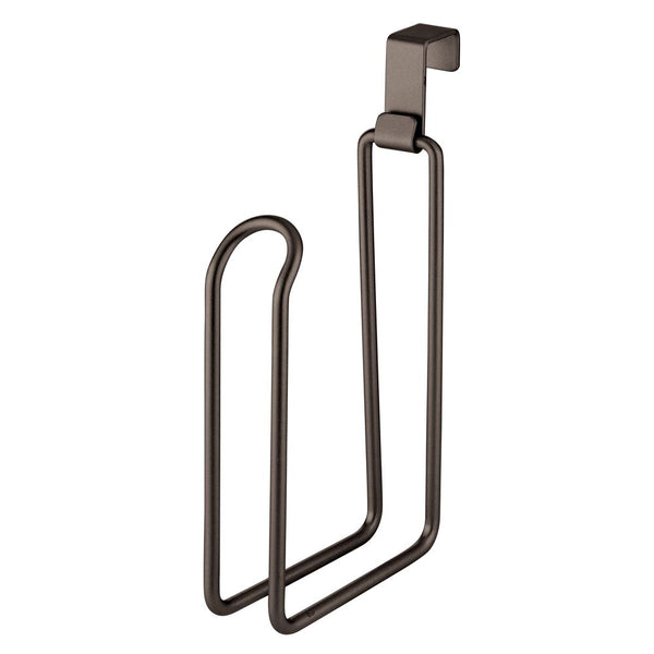 color:bronze||bronze metal over tank toilet paper holder single
