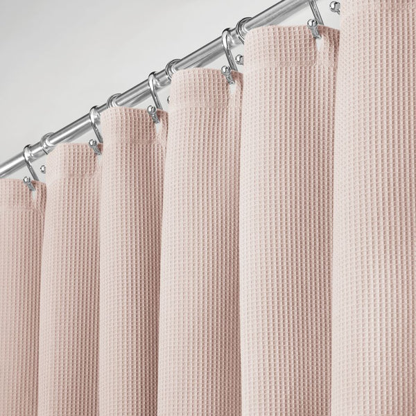 color:rosette||rosette cotton waffle weave shower curtain 72-72