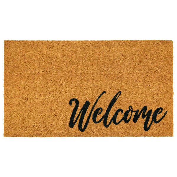 color:natural||natural welcome entryway mat 36-22