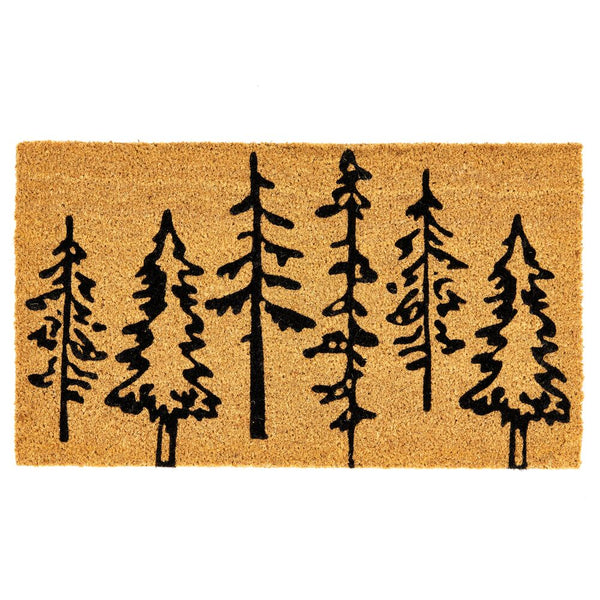 color:natural||natural forest trees doormat