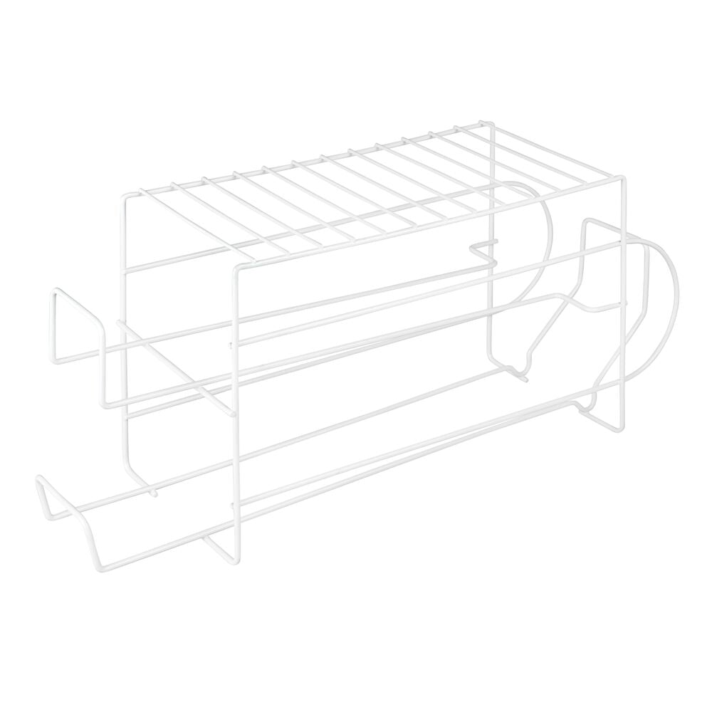 Wire Can Dispenser with Shelf