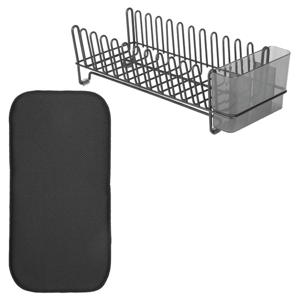 Compact Dish Rack and Drying Mat