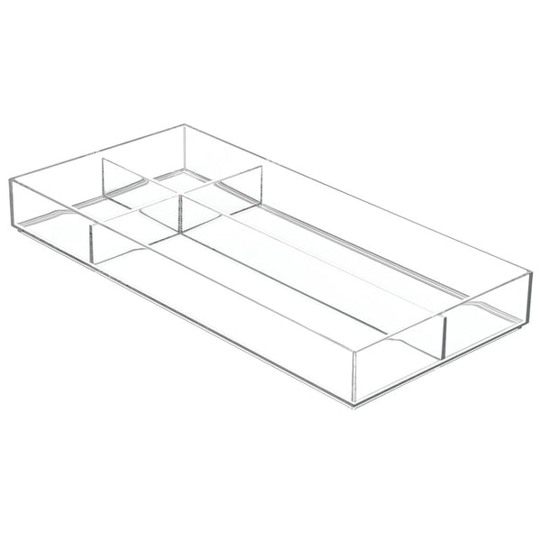 color:clear||clear 4-section drawer organizer 16-8-2 single