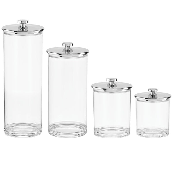 4-Piece Acrylic Kitchen Canisters
