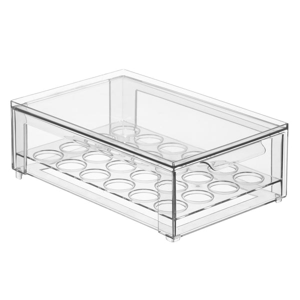 Stackable Pull-Out Fridge Egg Container