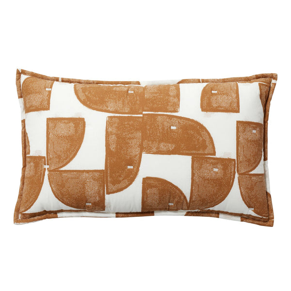 Decorative Printed Shapes Throw Pillow
