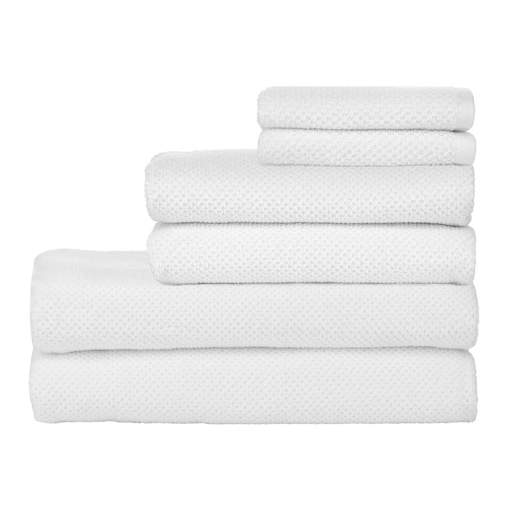 Towel with handles and matching washcloth