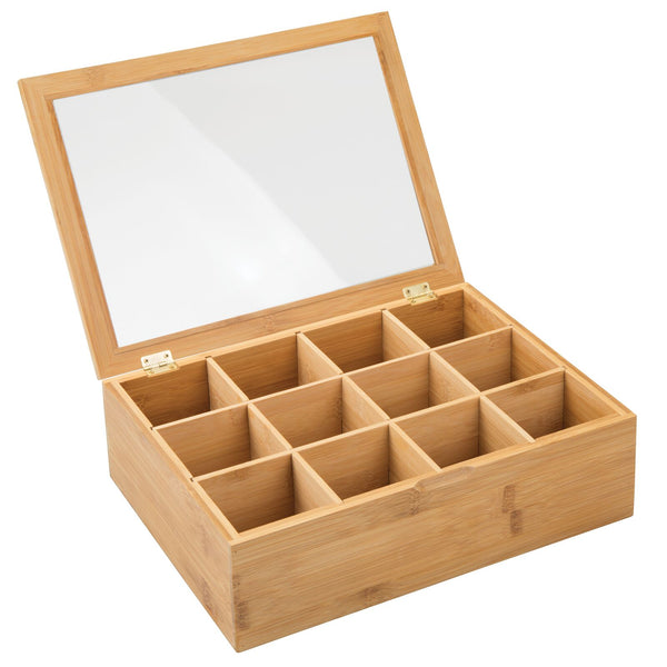 12-Section Tea Storage Box