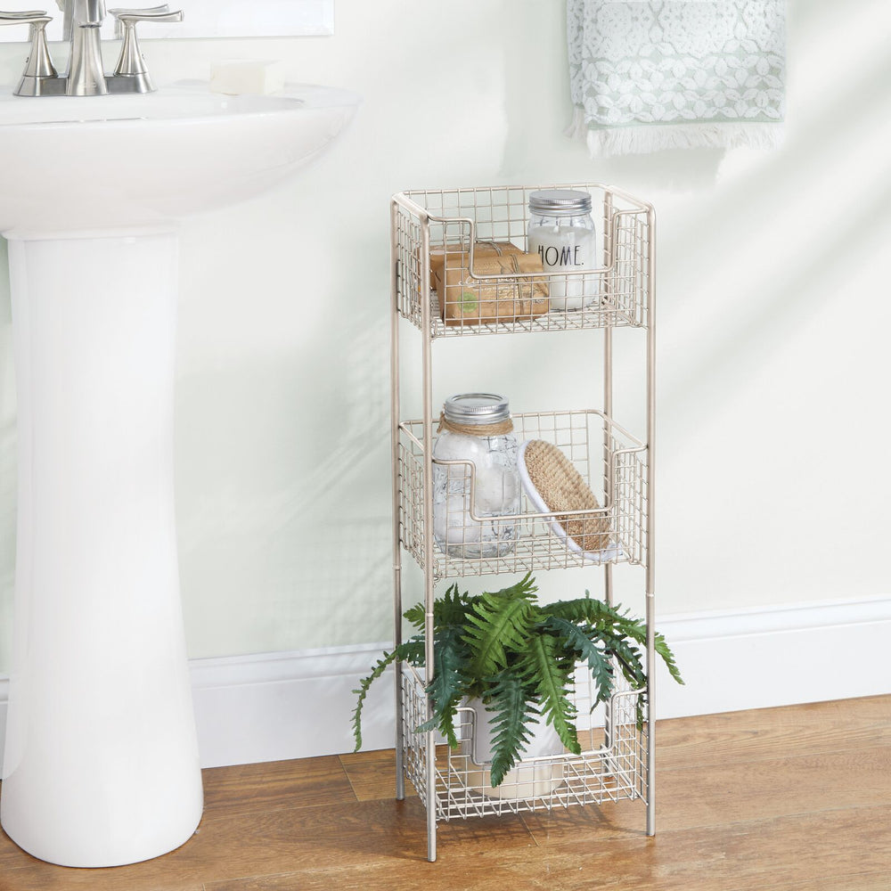 3-Tier Bathroom Organizer Tower