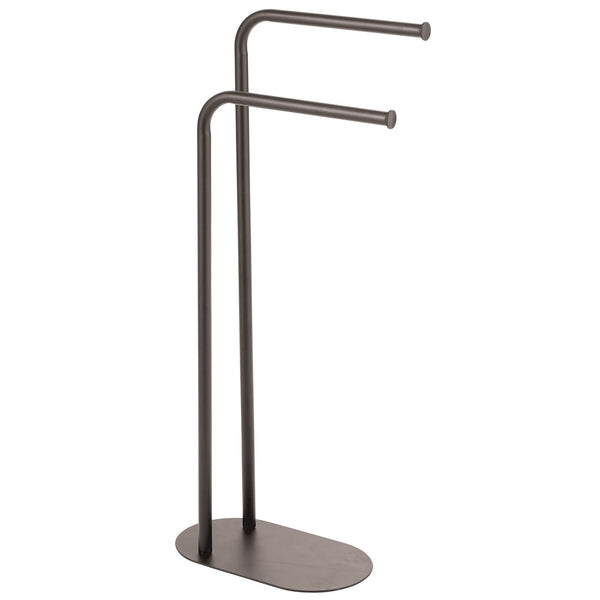 color:bronze||bronze 2-tier freestanding towel stand