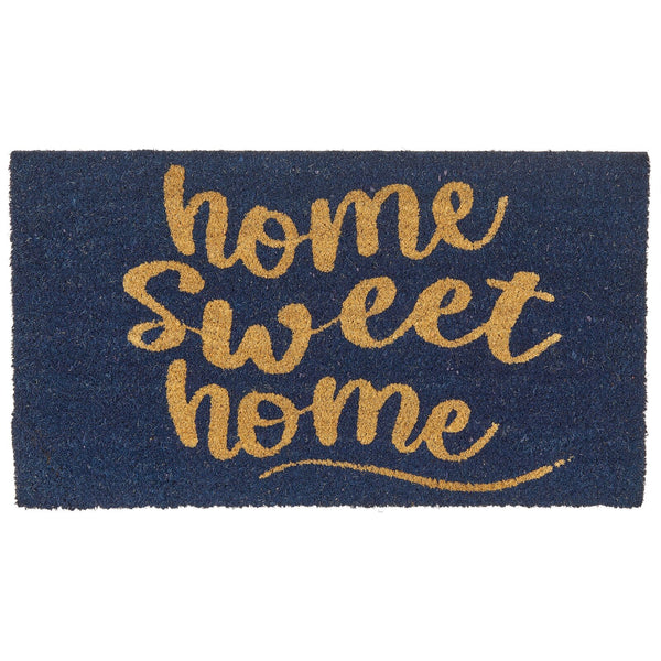 color:navy/natural||navy/natural home sweet home mat