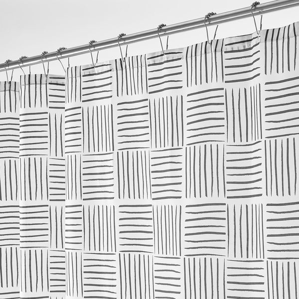 Abstract Stripe Shower Curtain