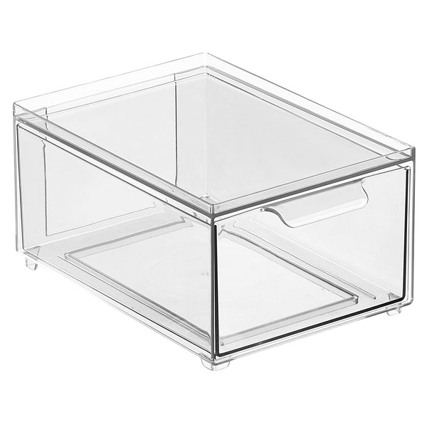 Stackable Kitchen Bin with Pull-Out Drawer 8.5 x 6 x 4