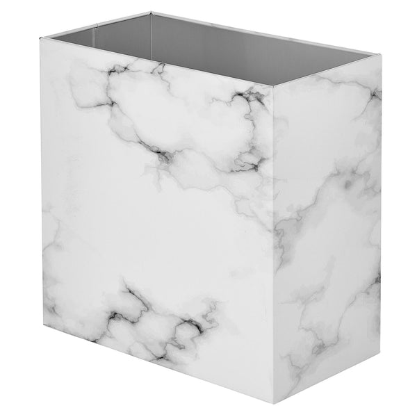 color:marble||marble 9-liter marble design trash can