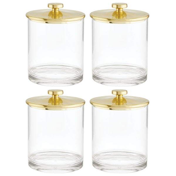 color:soft brass||soft brass plastic canister set of 4