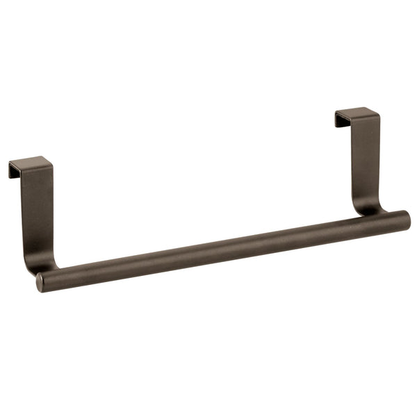 color:bronze||bronze over cabinet door towel bar single