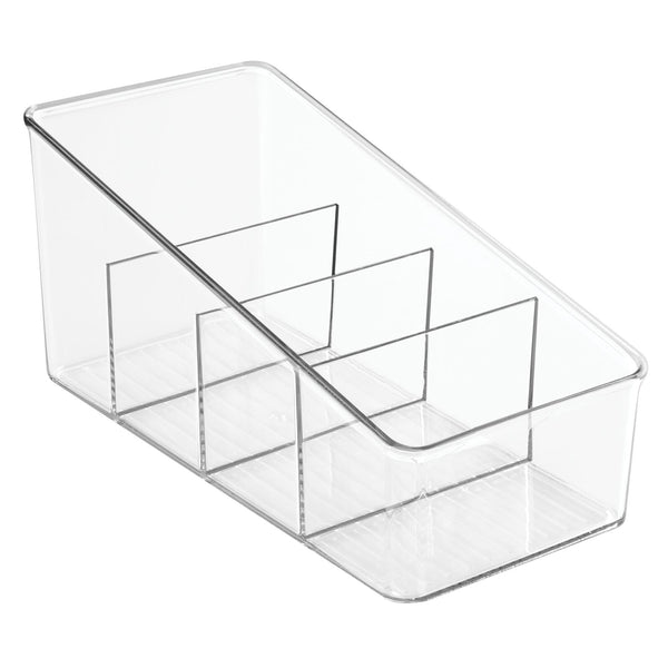 color:clear||clear 4-section packet organizer single