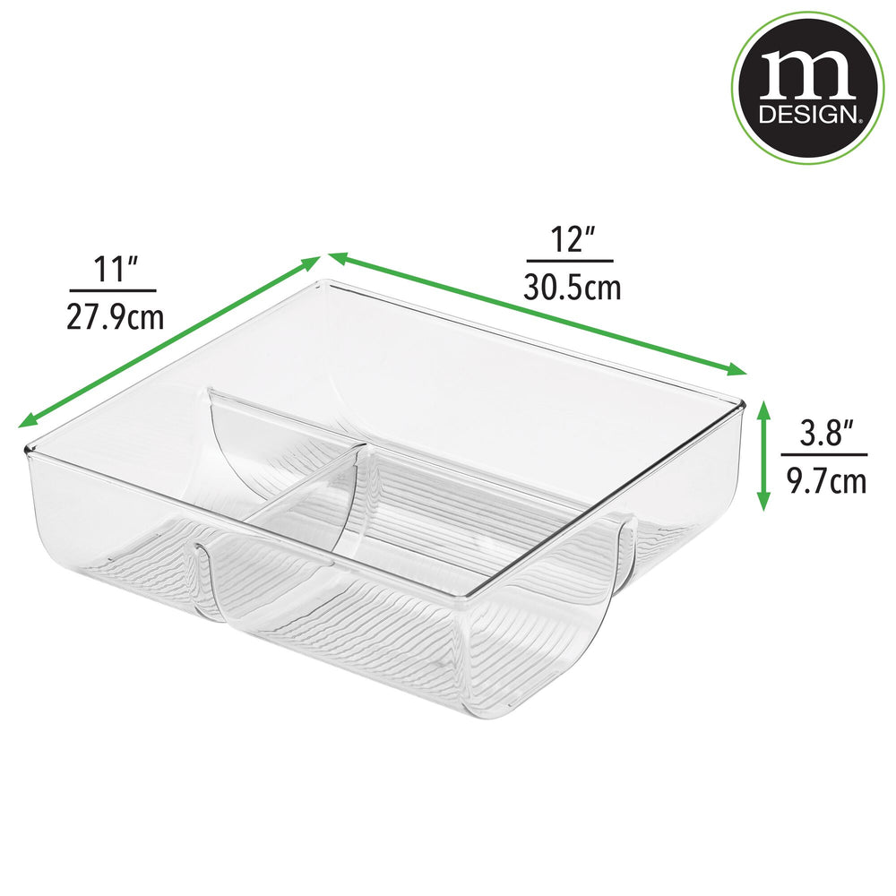 White Mesh Food Storage & Lid Organizers