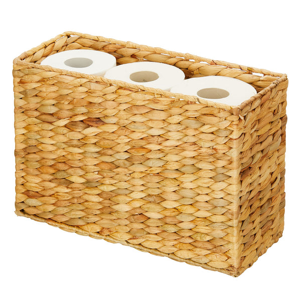 Water Hyacinth Toilet Paper Basket 6 x 15 x 10