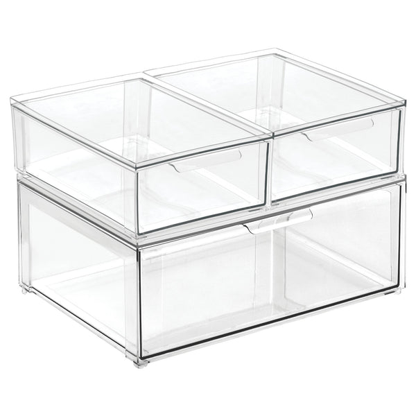 Clear Acrylic Stackable Storage Drawer