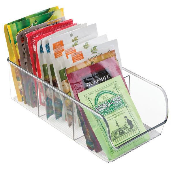 3-Section Plastic Packet Organizer