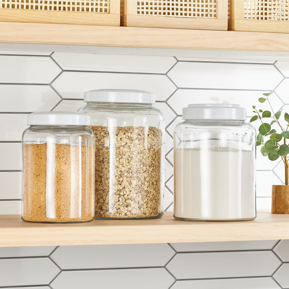 Spices Shaker Jars 5 1 clear seasoning jar sugar container glass containers  with lids desktop seasoning container shaker kitchen accessory pepper can  for travel